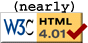 Valid HTML 4.01!